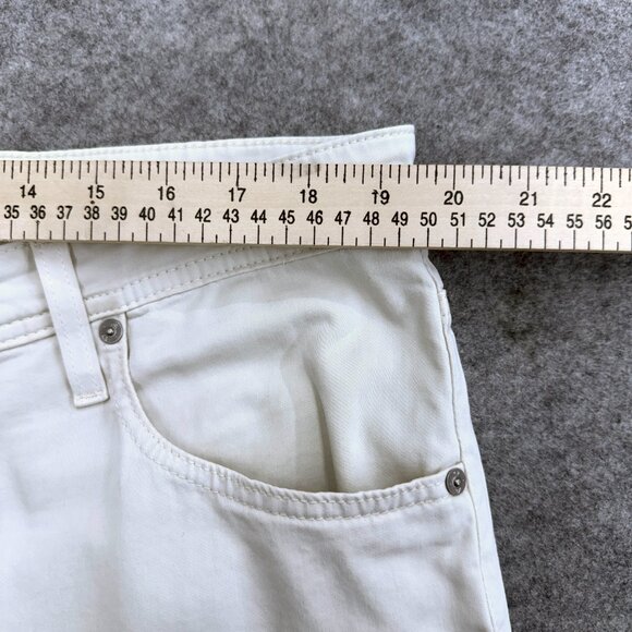 AG Adriano Goldschmied Jeans The Graduate Men's 38x32, White Denim Tailored Leg - Picture 6 of 16